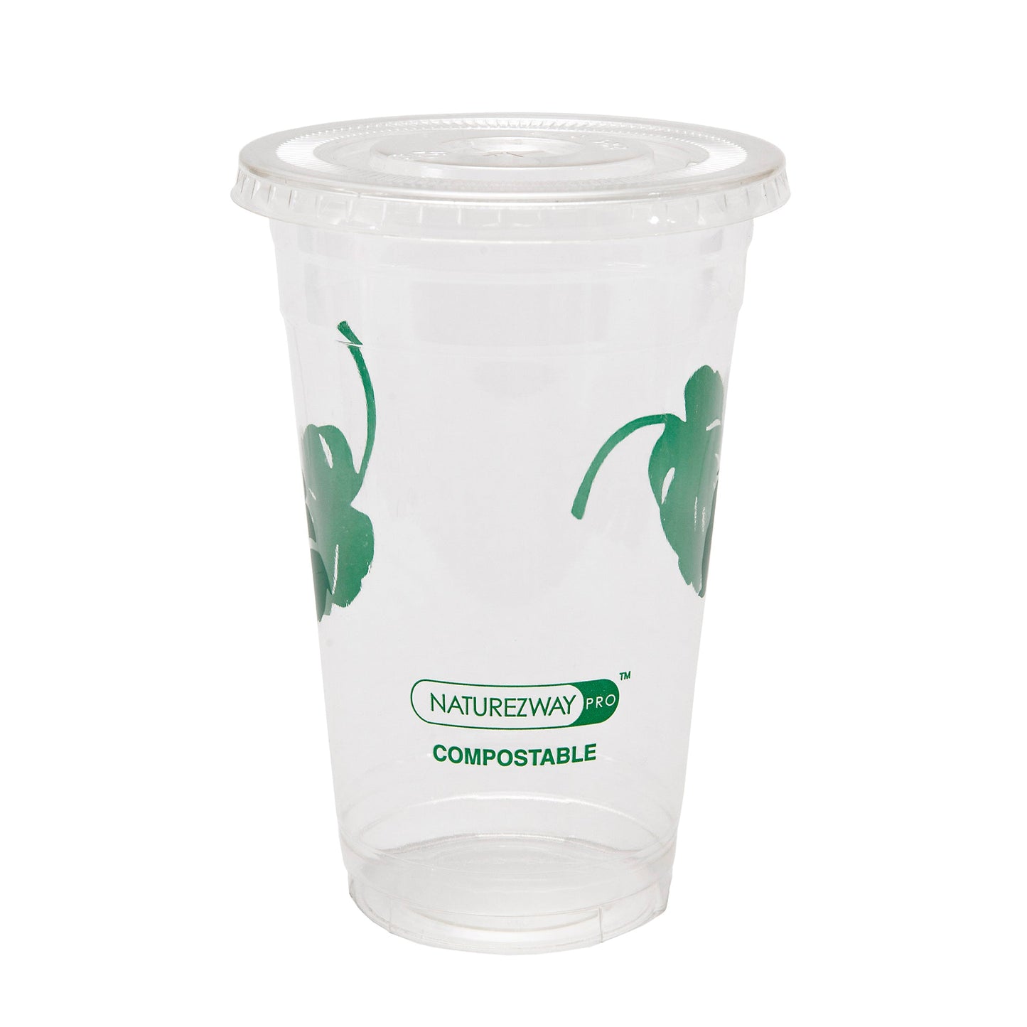 Eco-Friendly Naturezway Flat Lids for 32 oz. Cold Cups | Compostable, Leak Resistant & Eco Friendly – Compostable & Sustainable