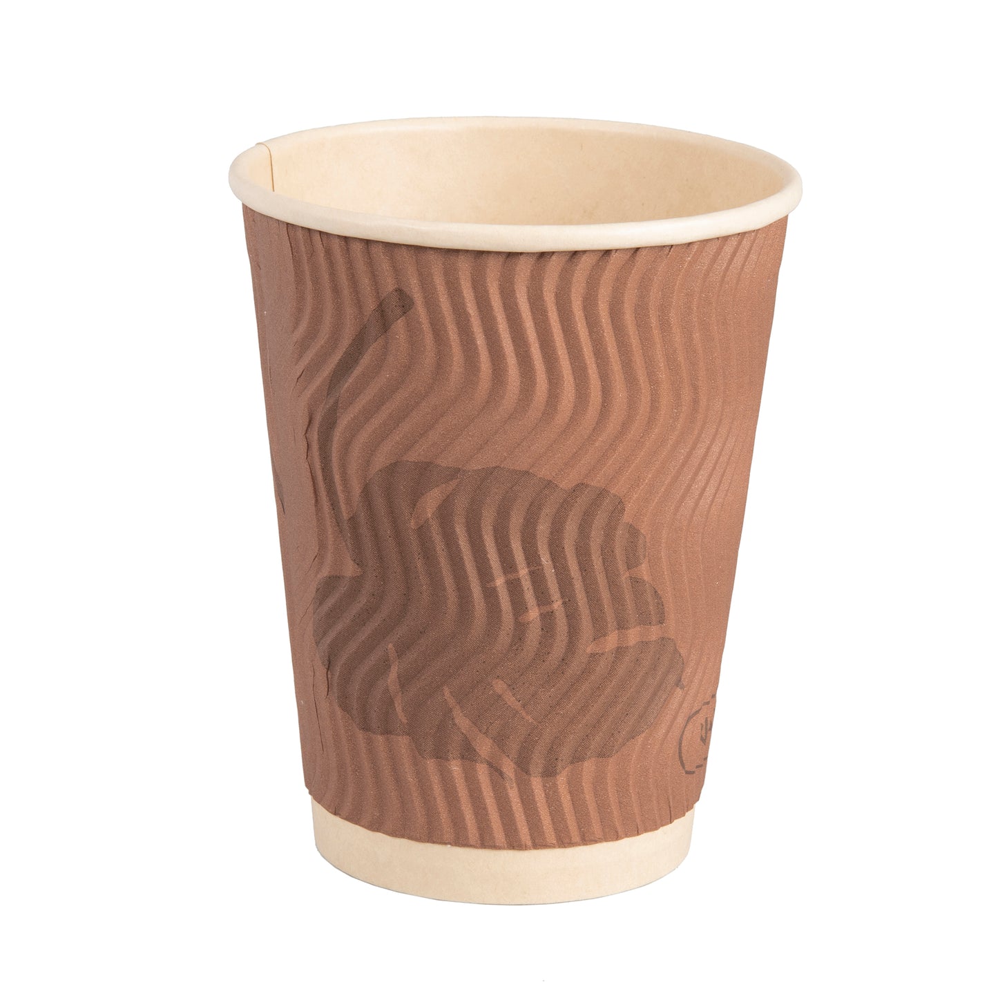 Eco-Friendly Naturezway 12 oz. Compostable Bamboo Ripple Hot Cups – 96 Pack | Eco Friendly & Insulated – Compostable & Sustainable