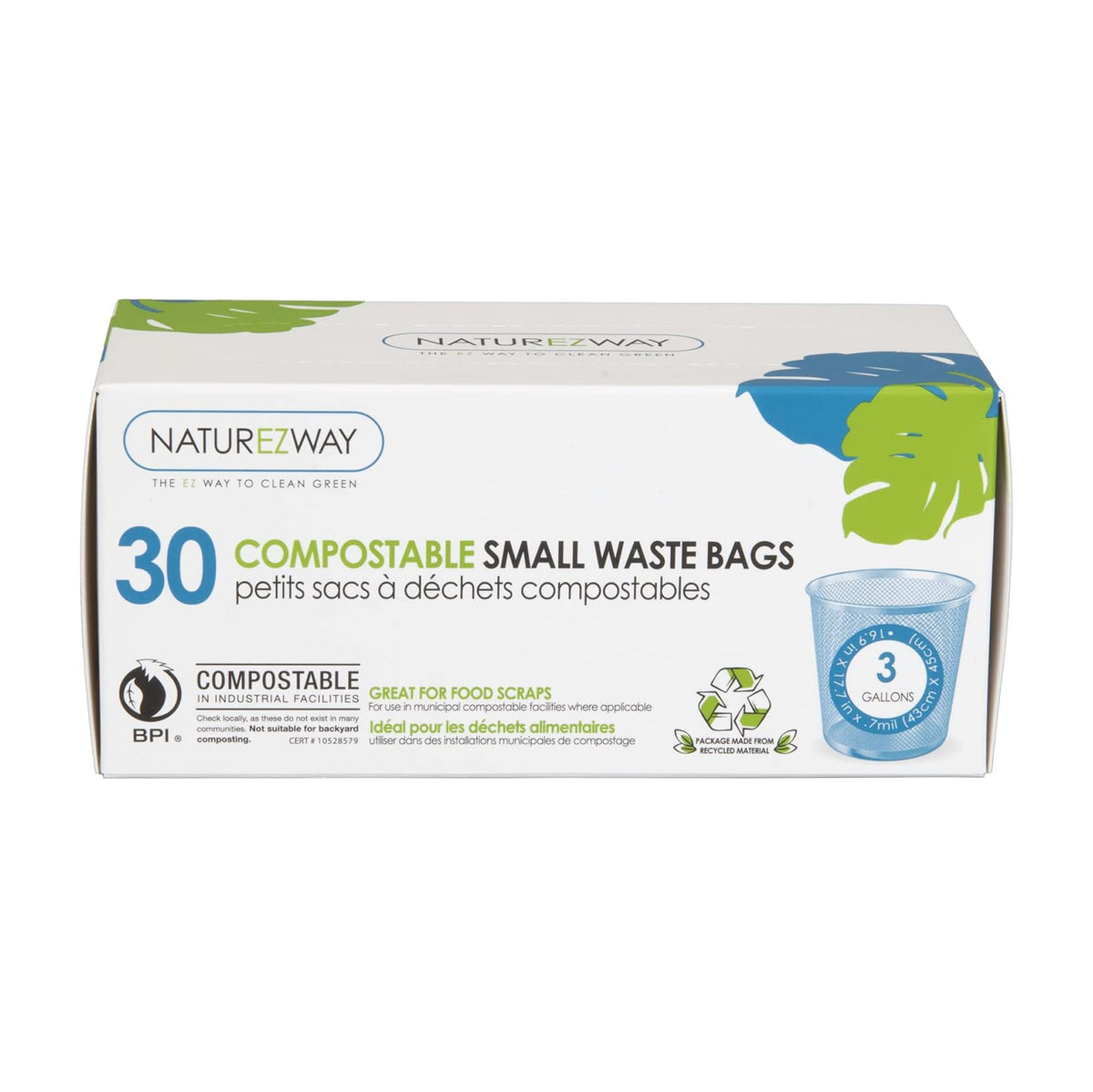 NATUREZWAY Compostable Eco-Friendly Waste Trash Bags
