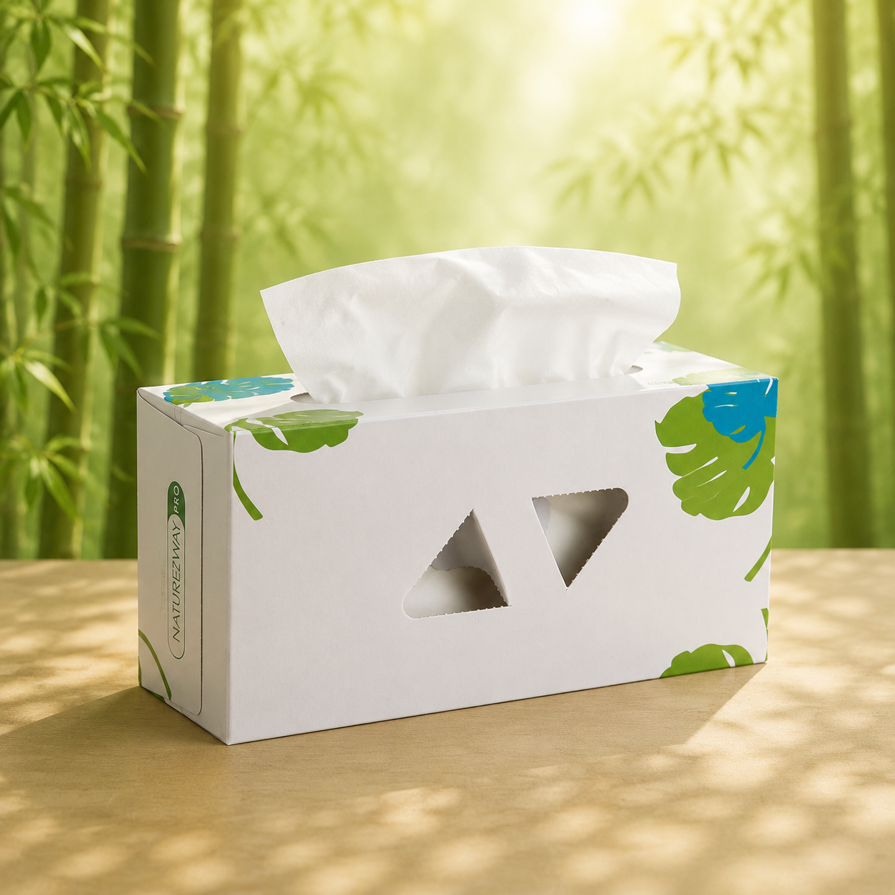 2-Ply Bamboo Facial Tissues – Soft & Sustainable for Sensitive Skin