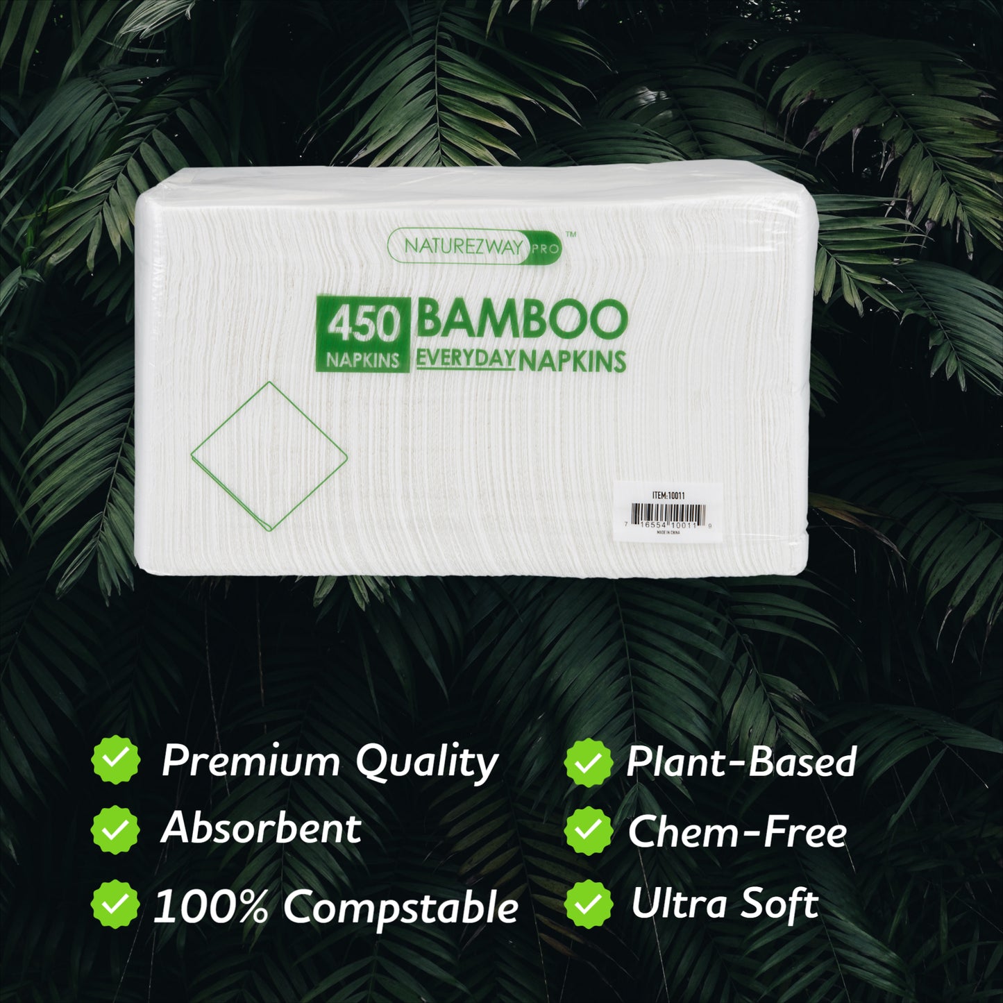 Compostable Bamboo Napkins for Eco-Friendly Events