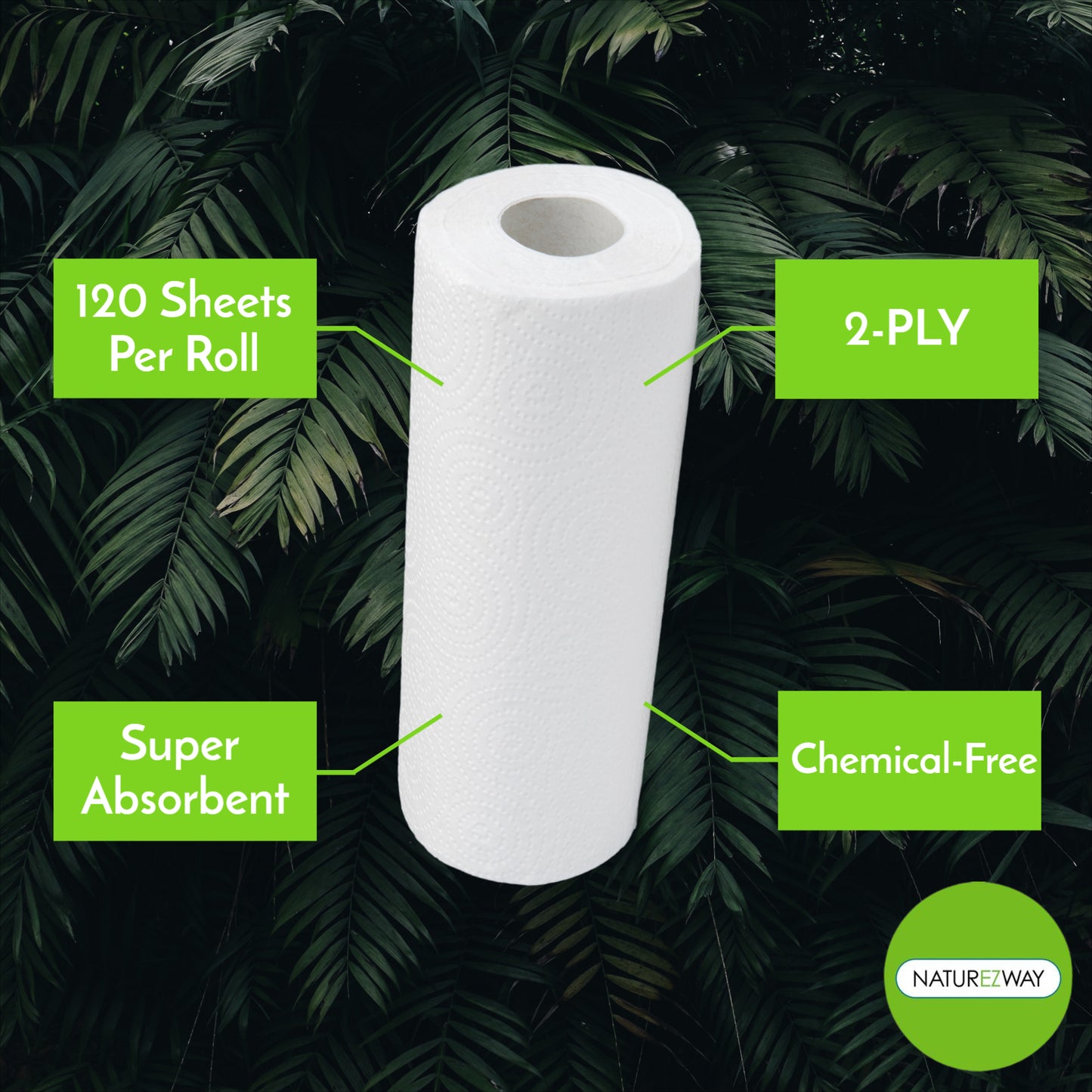 Disposable Bamboo Paper Towels – Strong, Absorbent, Eco-Friendly