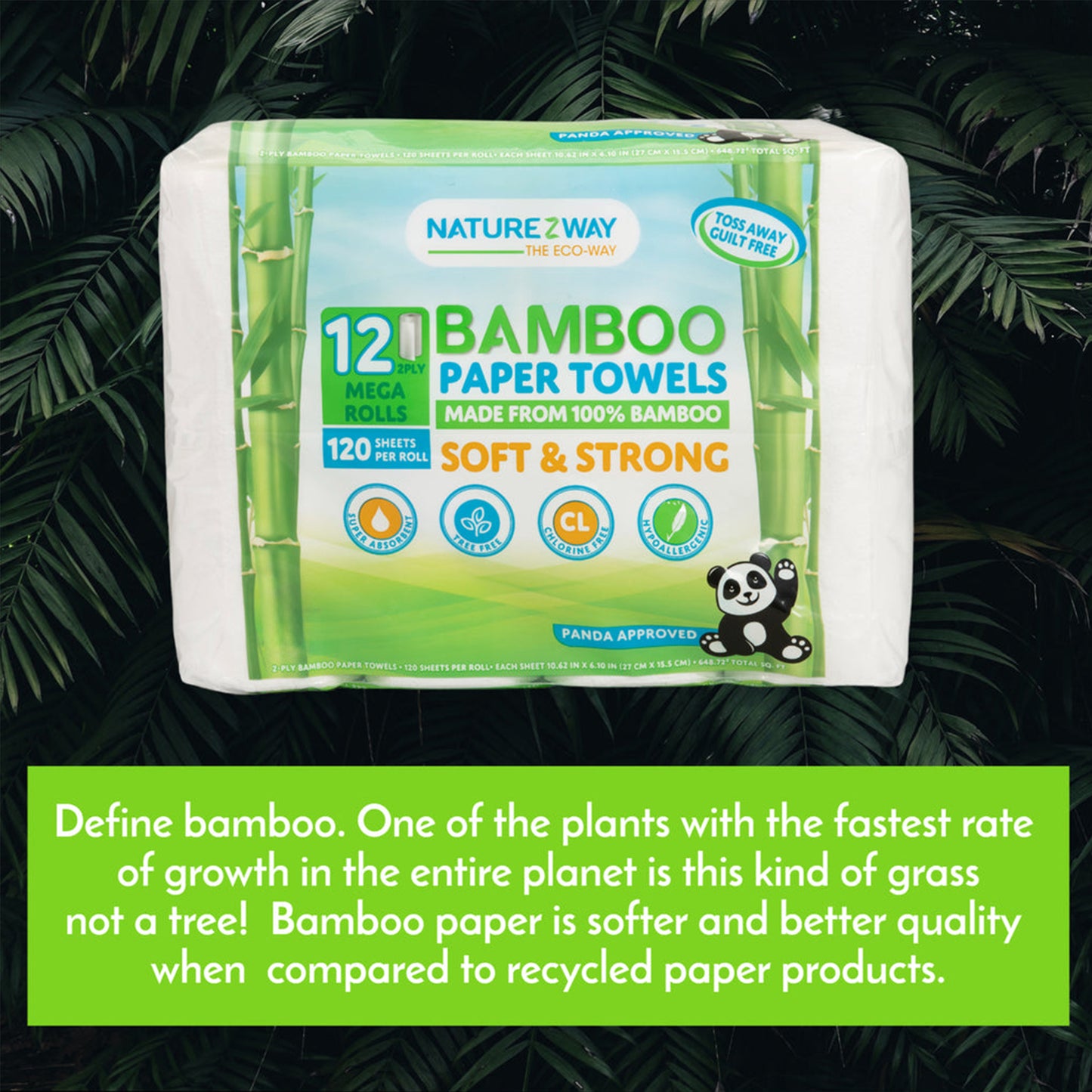 Disposable Bamboo Paper Towels – Strong, Absorbent, Eco-Friendly