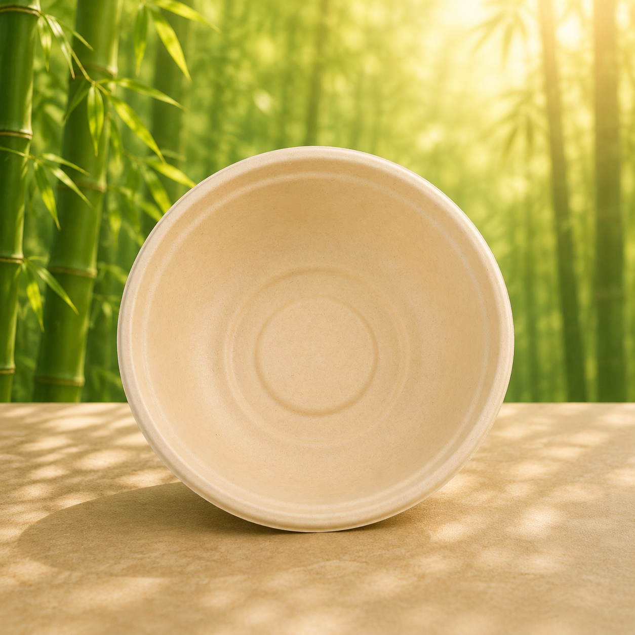 Eco-Friendly 20 PACK 6" Inch Bamboo 11.oz Round Bowls – Compostable & Sustainable