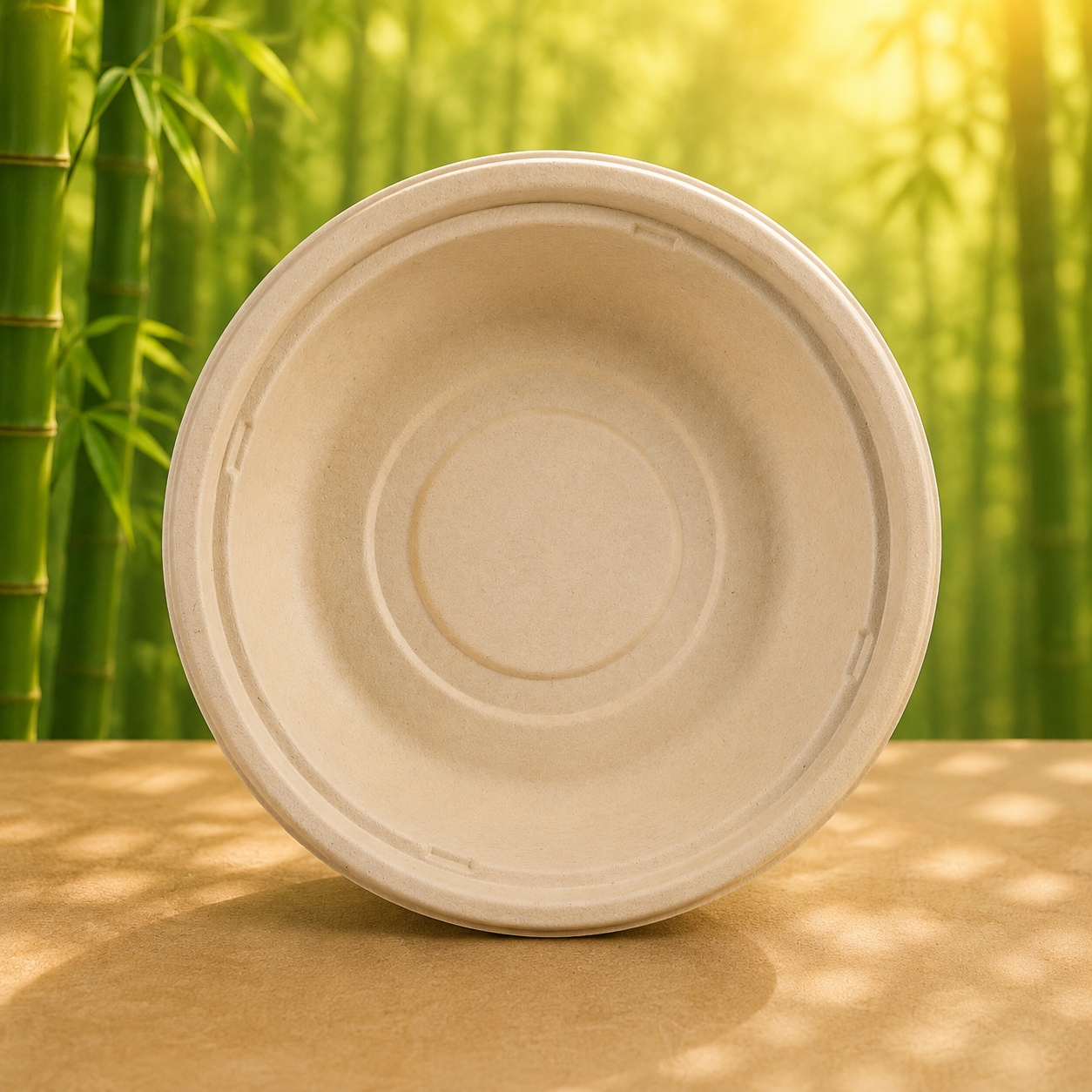 Eco-Friendly 20 PACK 8" Inch Bamboo 16 OZ. Round Bowls – Compostable & Sustainable