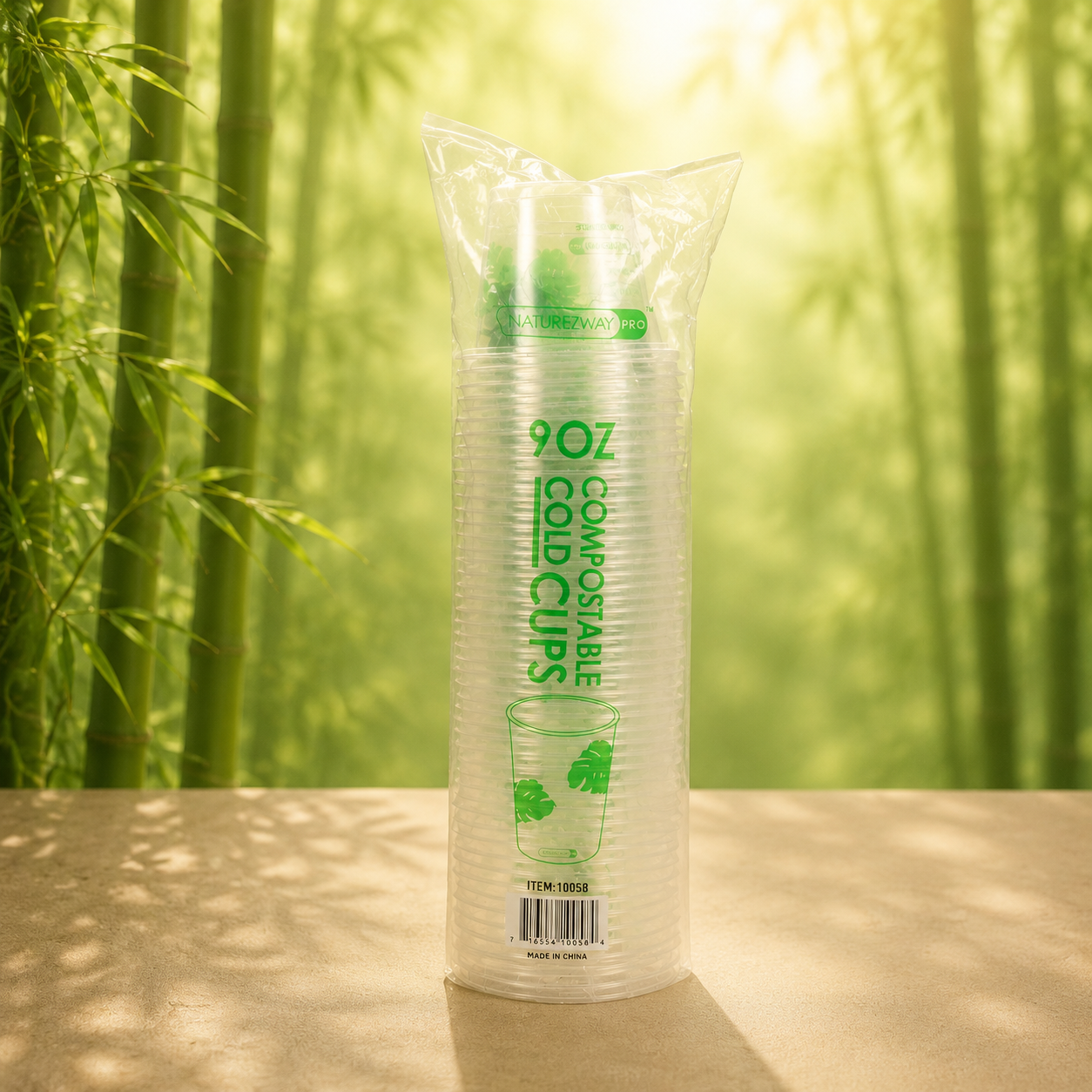 Eco-Friendly 9 oz. Compostable Disposable Cold Cups – Compostable & Sustainable