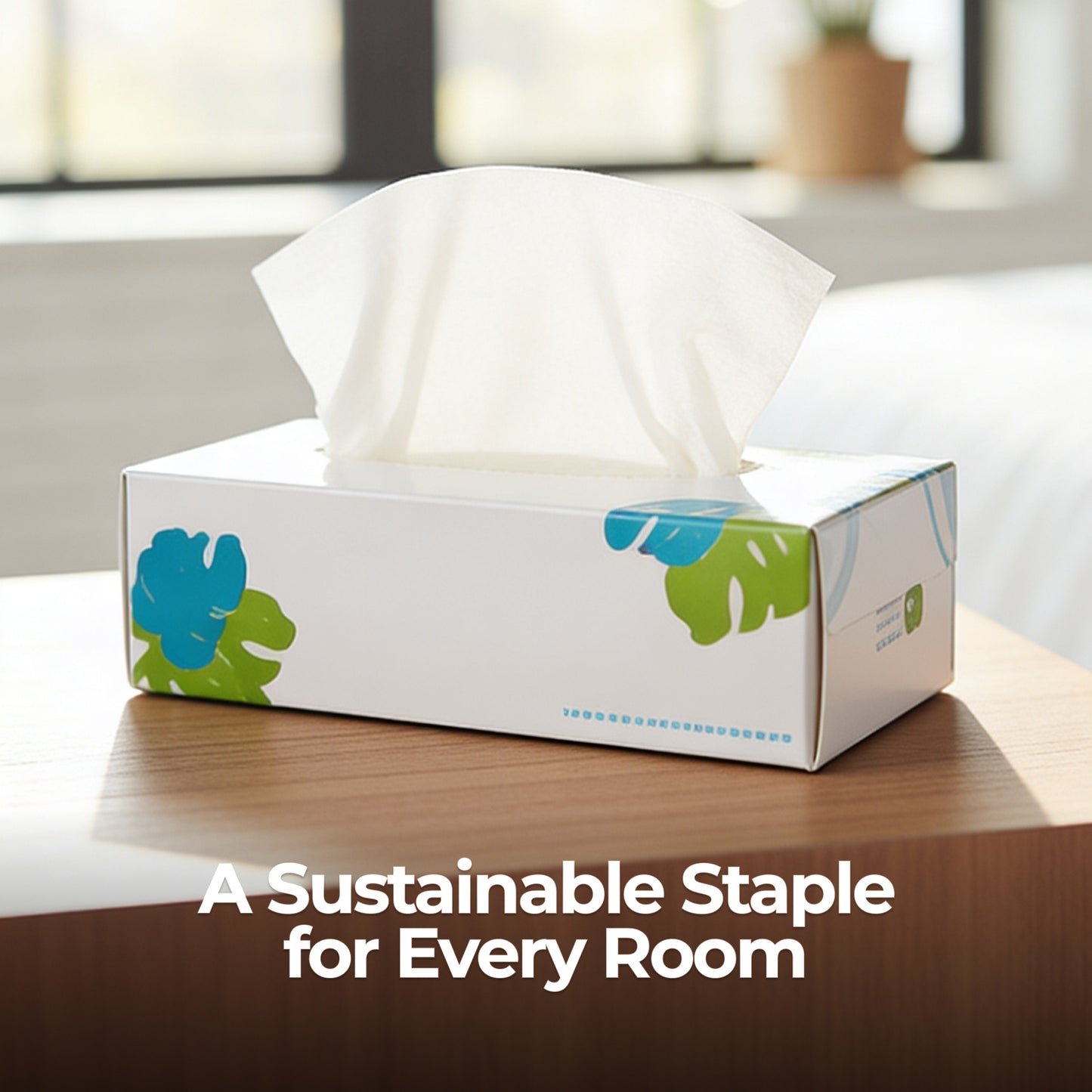 2-Ply Bamboo Facial Tissues – Soft & Sustainable for Sensitive Skin
