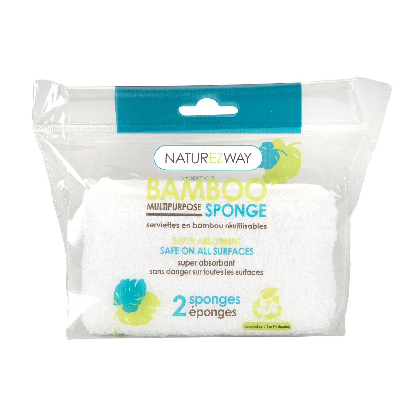 Reusable Bamboo Cleaning Sponges – Eco-Conscious Household Use