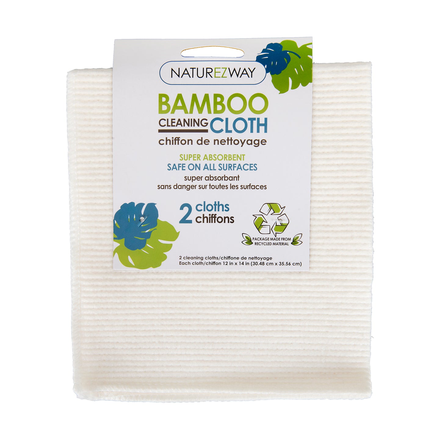Eco-Friendly 2 Pack Kitchen Drying Cloth Cleaning Towel – Compostable & Sustainable