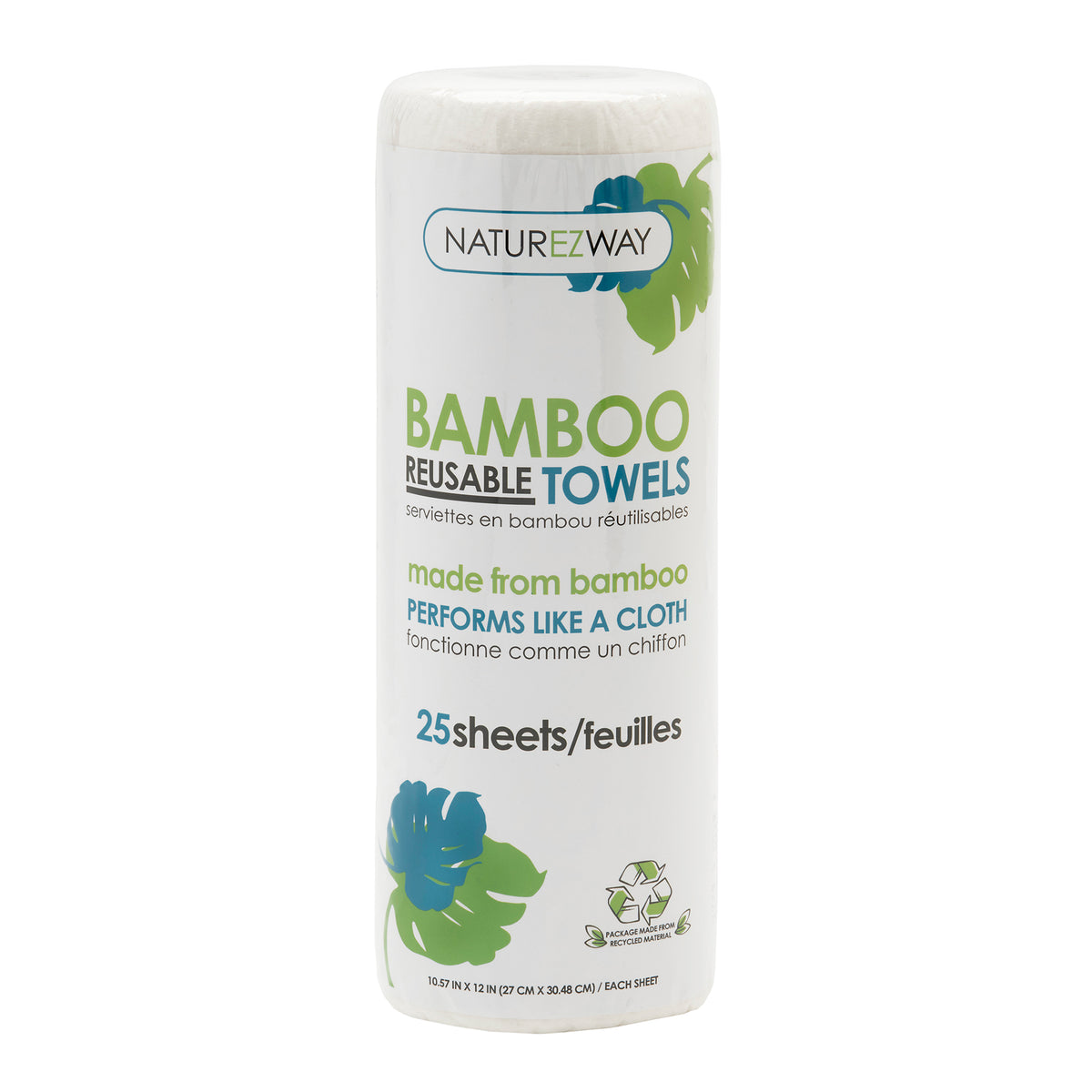 Washable Organic Bamboo Paper Towel Roll - 20 Sheets