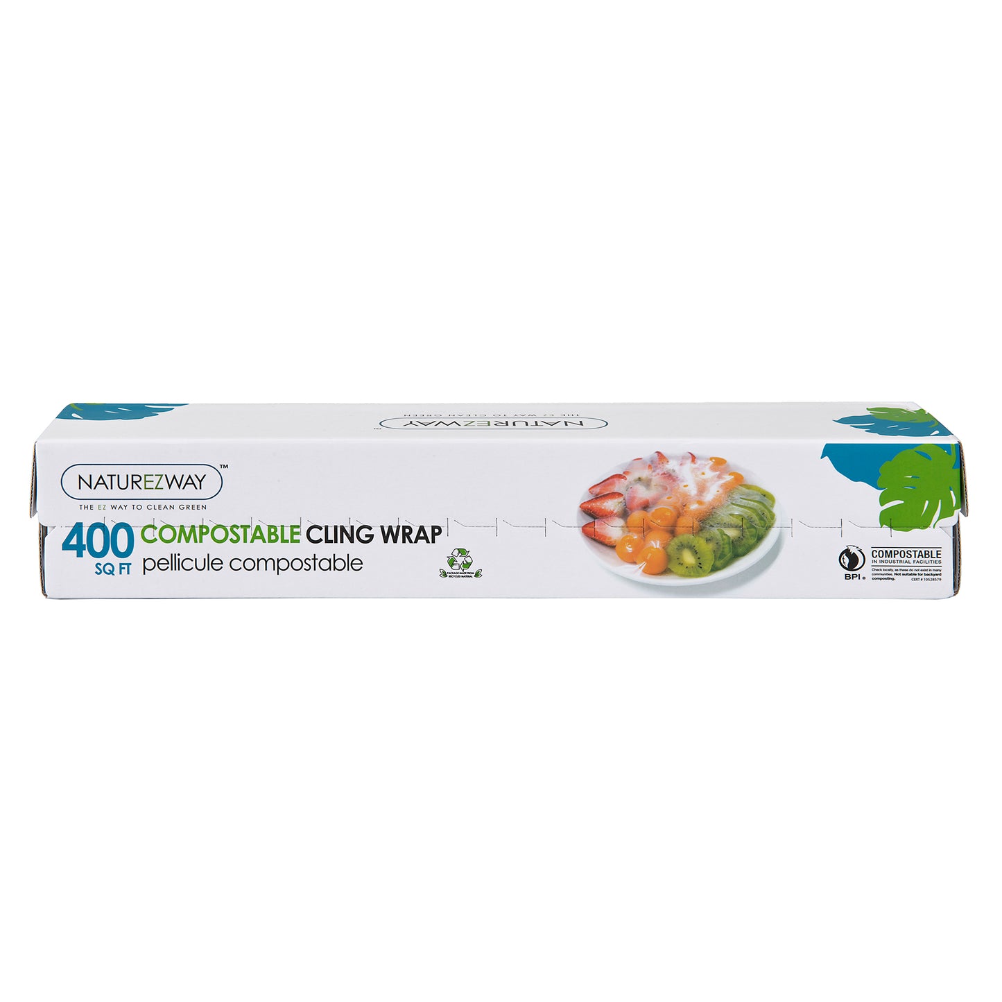 Eco-Friendly 1 Roll Food Cling Wrap Compostable – Compostable & Sustainable