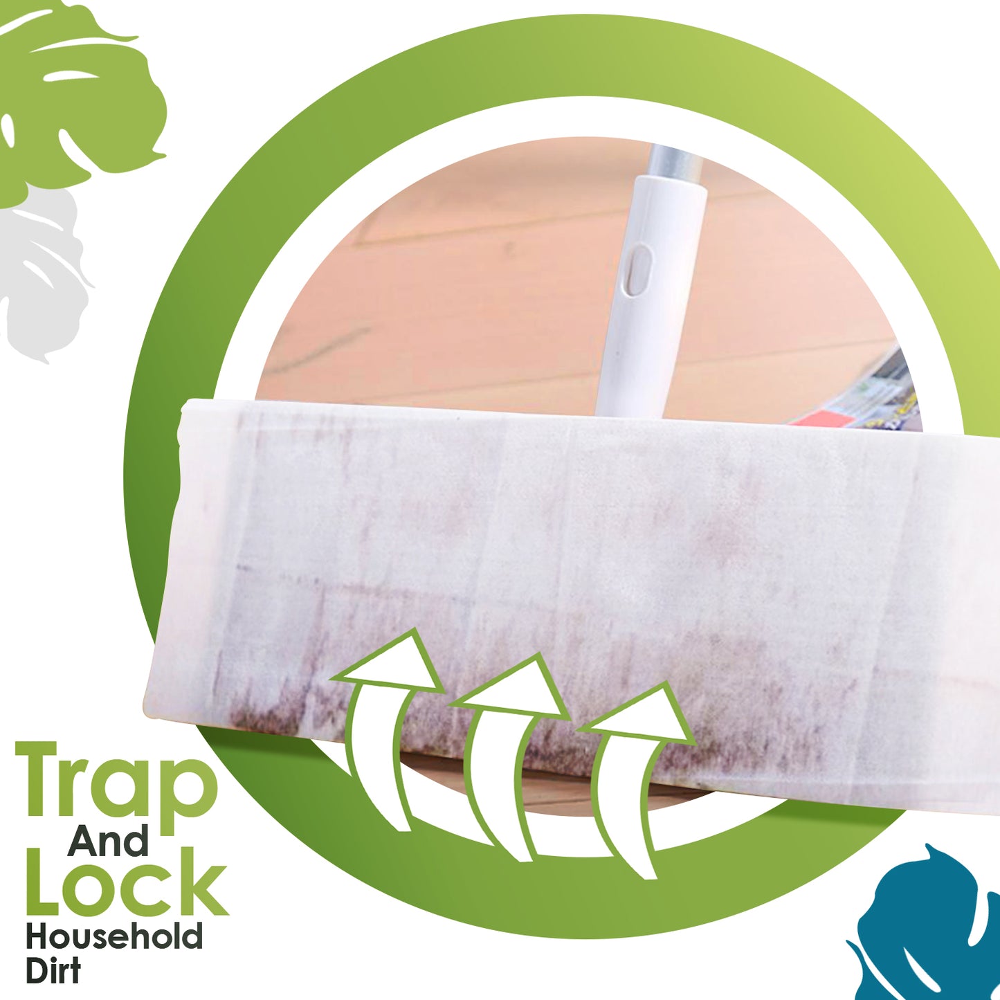 Eco-Friendly 1 Box 20 Wipes Dry Floor Wipes – Compostable & Sustainable