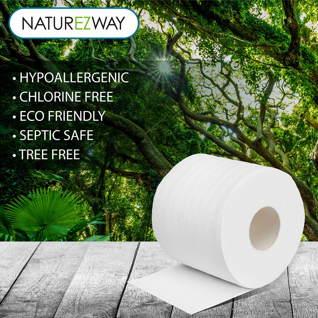 4 ROLLS) 2-Ply Toilet Paper – NATUREZWAY