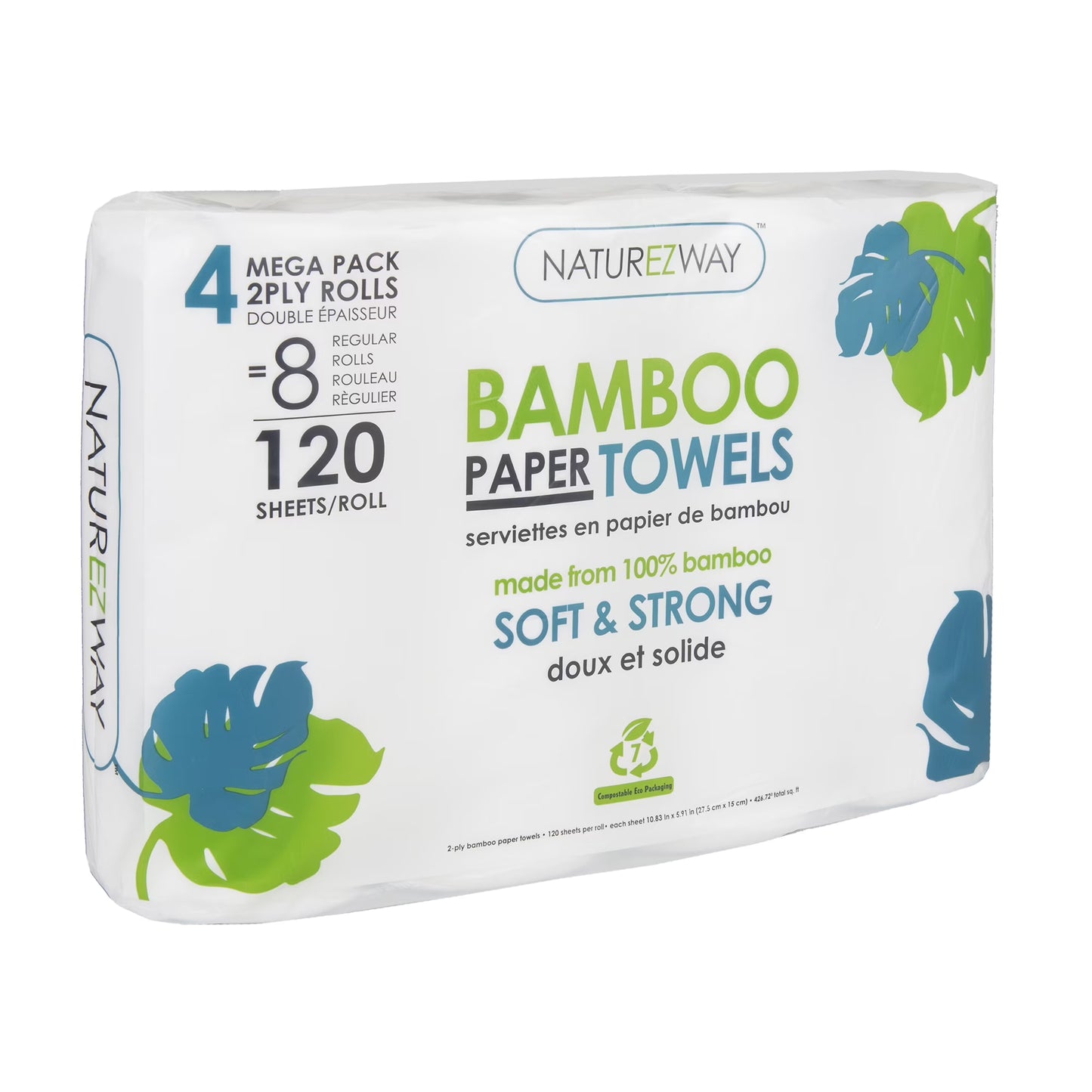 Disposable Bamboo Paper Towels – Strong, Absorbent, Eco-Friendly