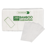(250 PACK) Bamboo Folded Dinner Napkins