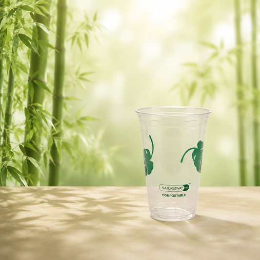 Eco-Friendly 20 oz. Compostable Disposable Cold Cups – Compostable & Sustainable