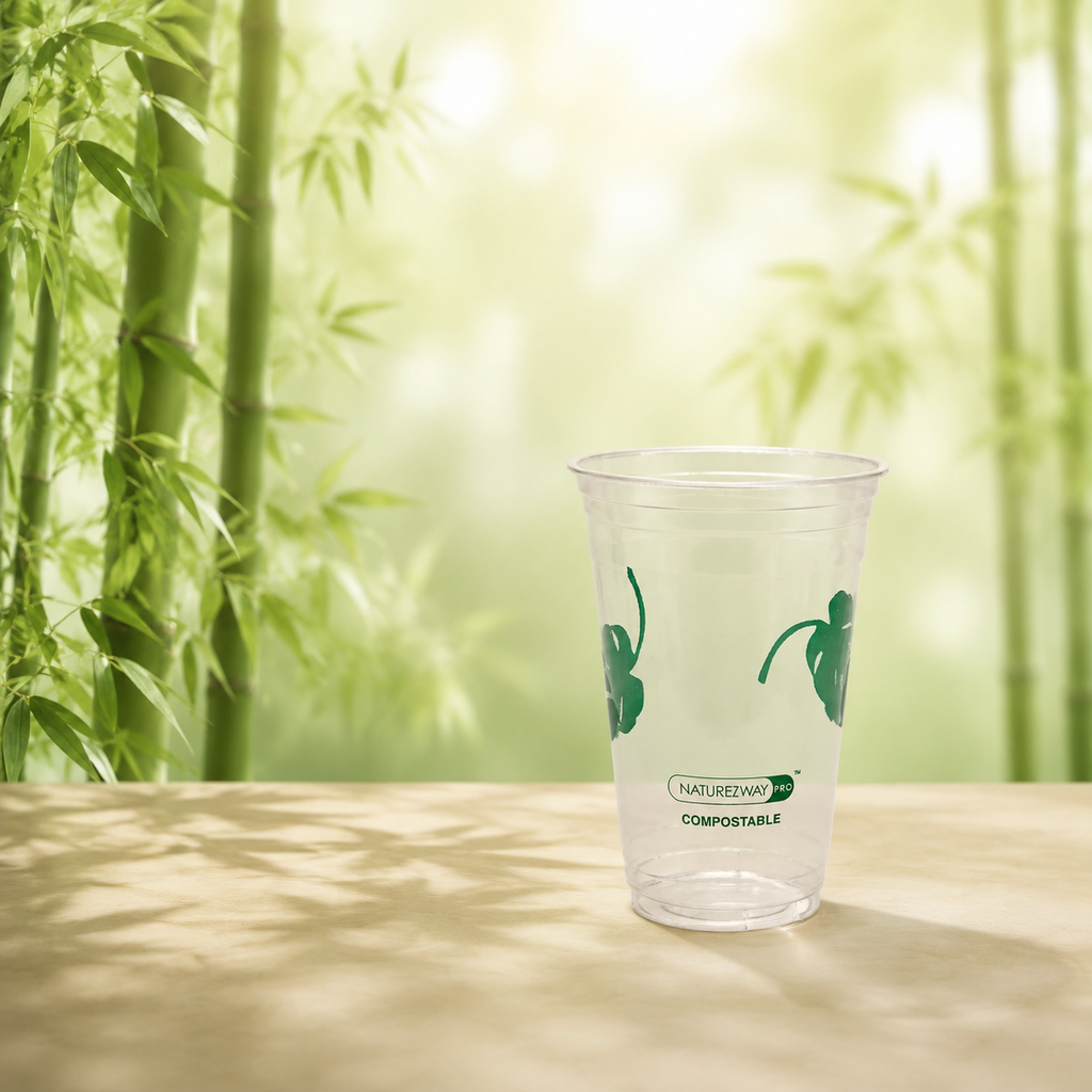 Eco-Friendly 20 oz. Compostable Disposable Cold Cups – Compostable & Sustainable