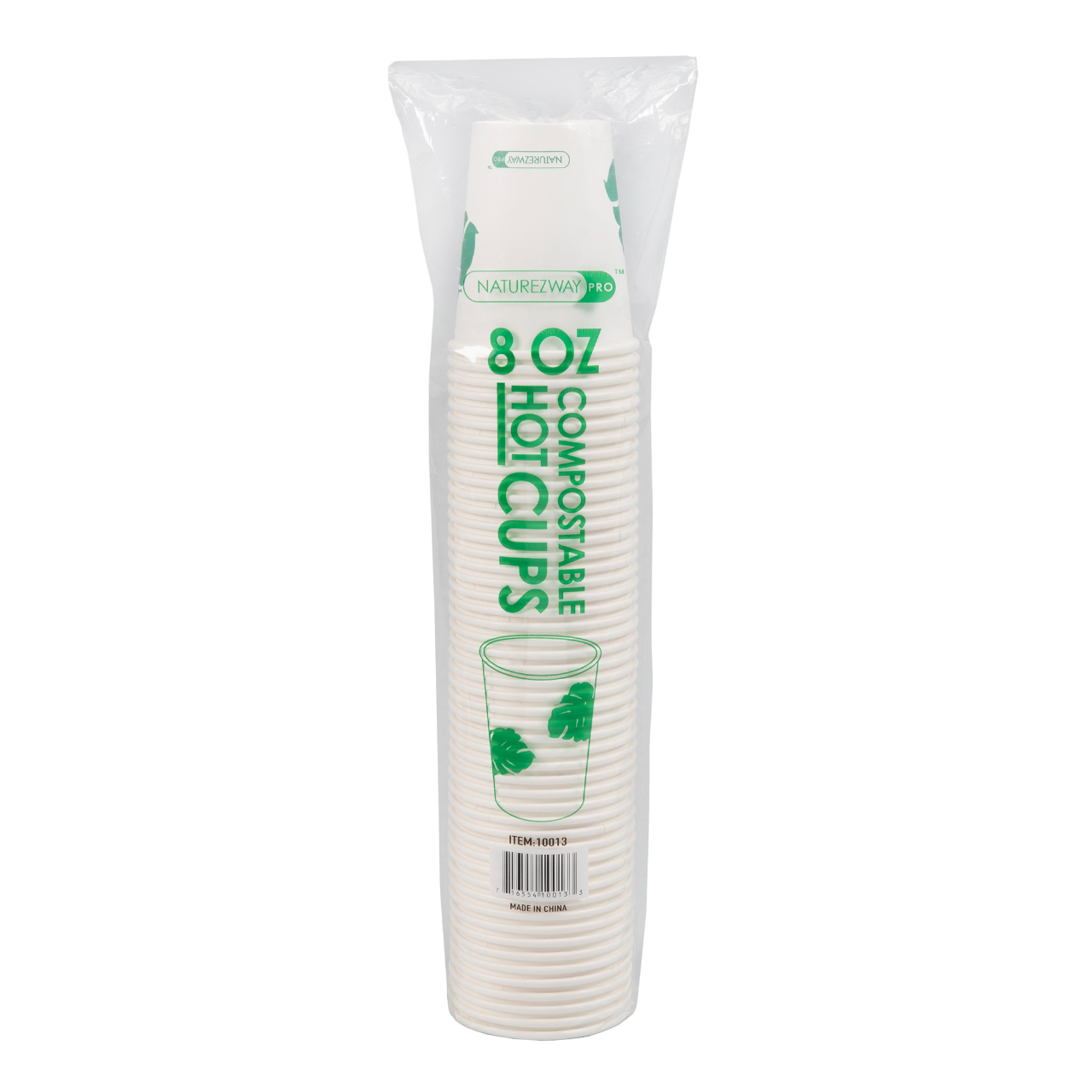 Eco-Friendly 50 CUPS 8 oz. Hot & Cold Cups – Compostable & Sustainable