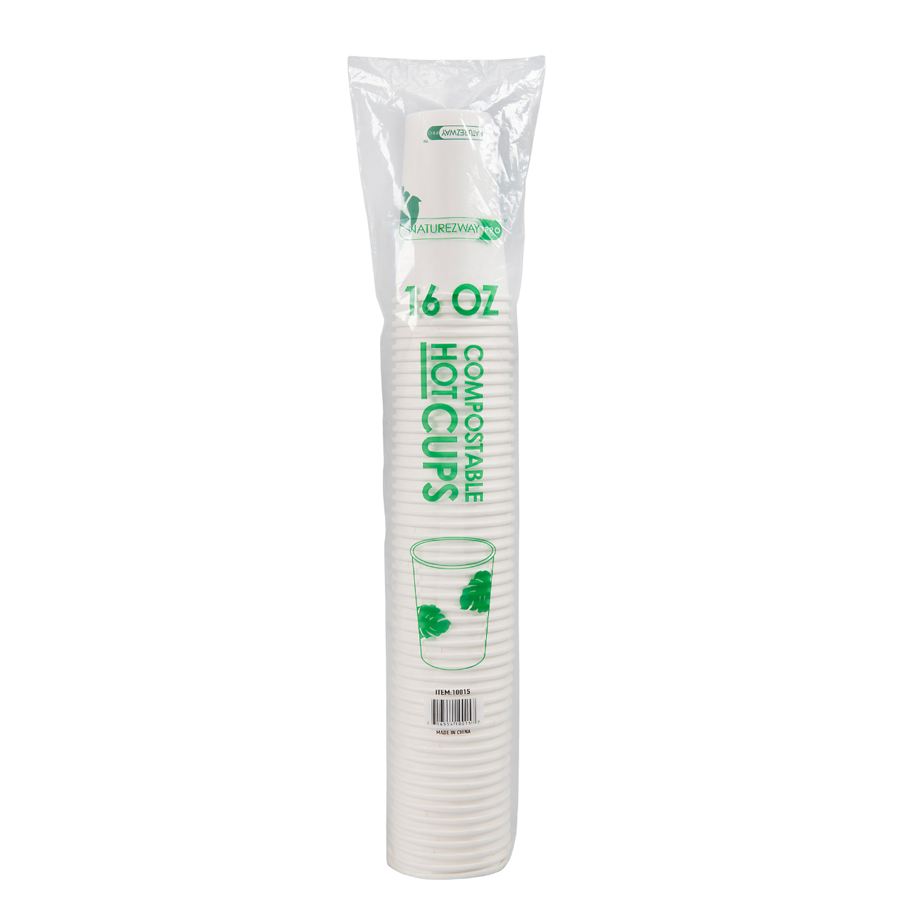 Eco-Friendly 50 PACK 16 oz. Hot & Cold Cups – Compostable & Sustainable
