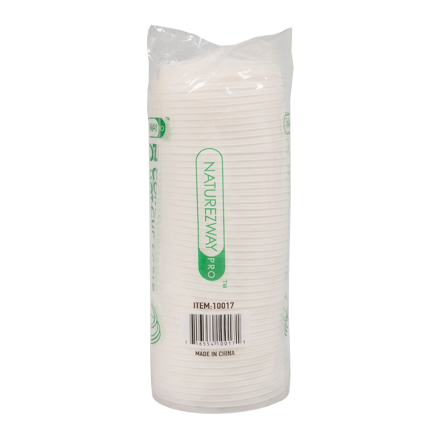 Eco-Friendly 50 PACK Frosted Lids for 8 oz. Cups – Compostable & Sustainable