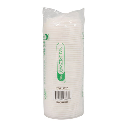 Eco-Friendly 50 PACK Frosted Lids for 8 oz. Cups – Compostable & Sustainable