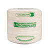 Eco-Friendly 125 Pack 6" Inch Bamboo Round Plates – Compostable & Sustainable
