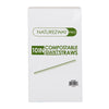 Eco-Friendly Naturezway 10.25" Giant Compostable Straws – 250 Pack | Individually Wrapped, BPA Free, Eco Friendly – Compostable & Sustainable