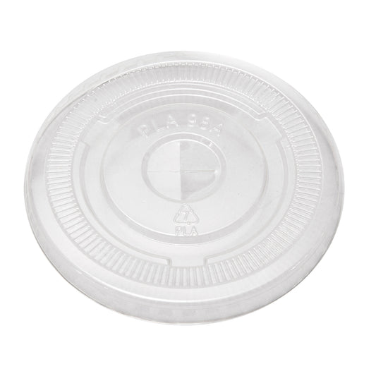 Eco-Friendly Flat Lids for Cold Cups For 12 oz./16 oz./20 oz./24 oz. – Compostable & Sustainable