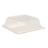(125 Pack) To-Go Clear Lids for 8" Square Plates
