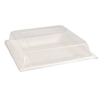 (125 Pack) To-Go Clear Lids for 10" Square Plates