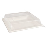 (125 Pack) To-Go Clear Lids for 10" Square Plates