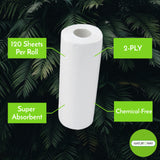 Bamboo Paper Towels (4 Rolls) 120 Sheets Per Roll (2 Ply)