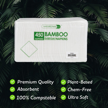 Compostable Bamboo Napkins for Eco-Friendly Events