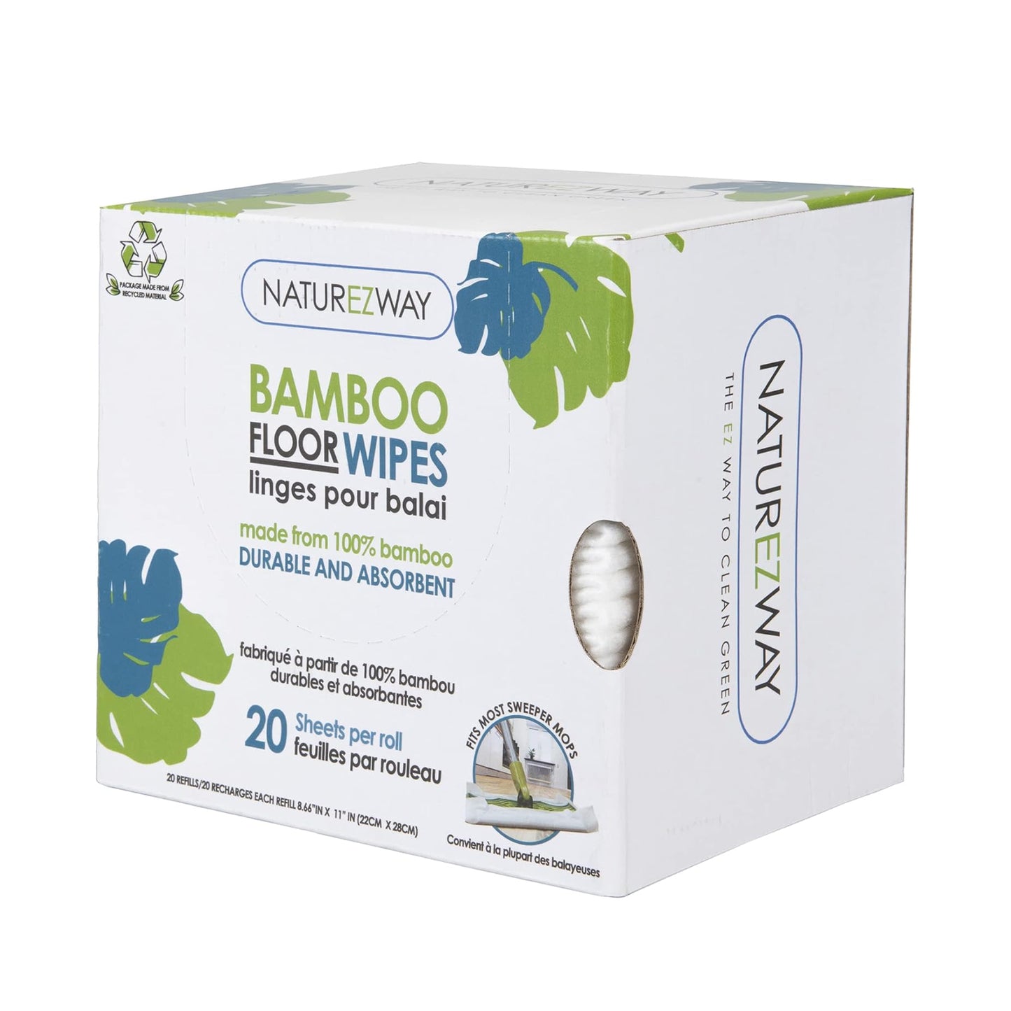 Eco-Friendly 1 Box 20 Wipes Dry Floor Wipes – Durable & Sustainable