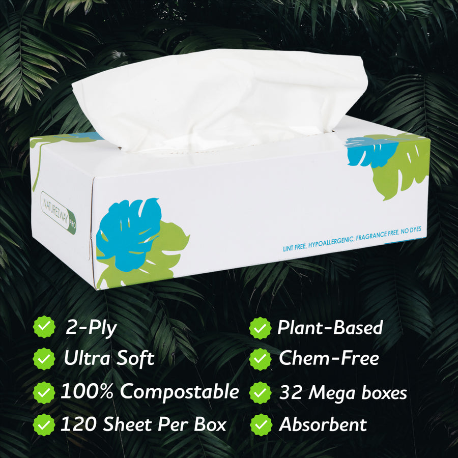 2-Ply Bamboo Facial Tissues – Soft & Sustainable for Sensitive