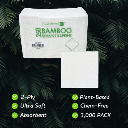 Compostable Bamboo Napkins for Eco-Friendly Events