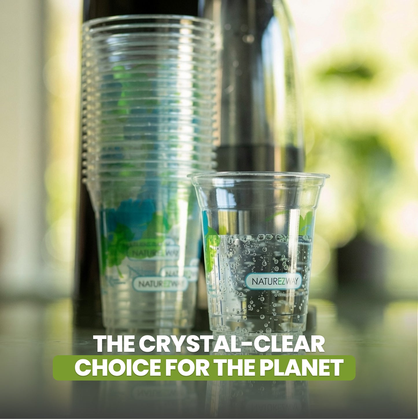 Eco-Friendly 20 PACK 12 oz. Compostable Disposable Cold Cups – Compostable & Sustainable