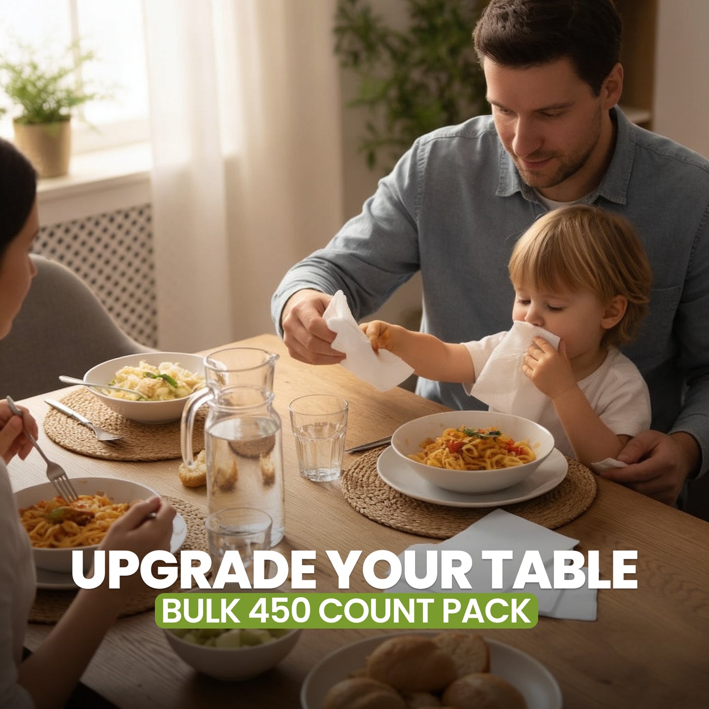 Compostable Bamboo Napkins for Eco-Friendly Events