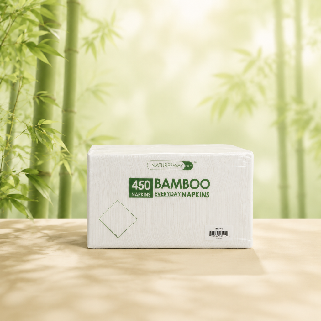 Compostable Bamboo Napkins for Eco-Friendly Events