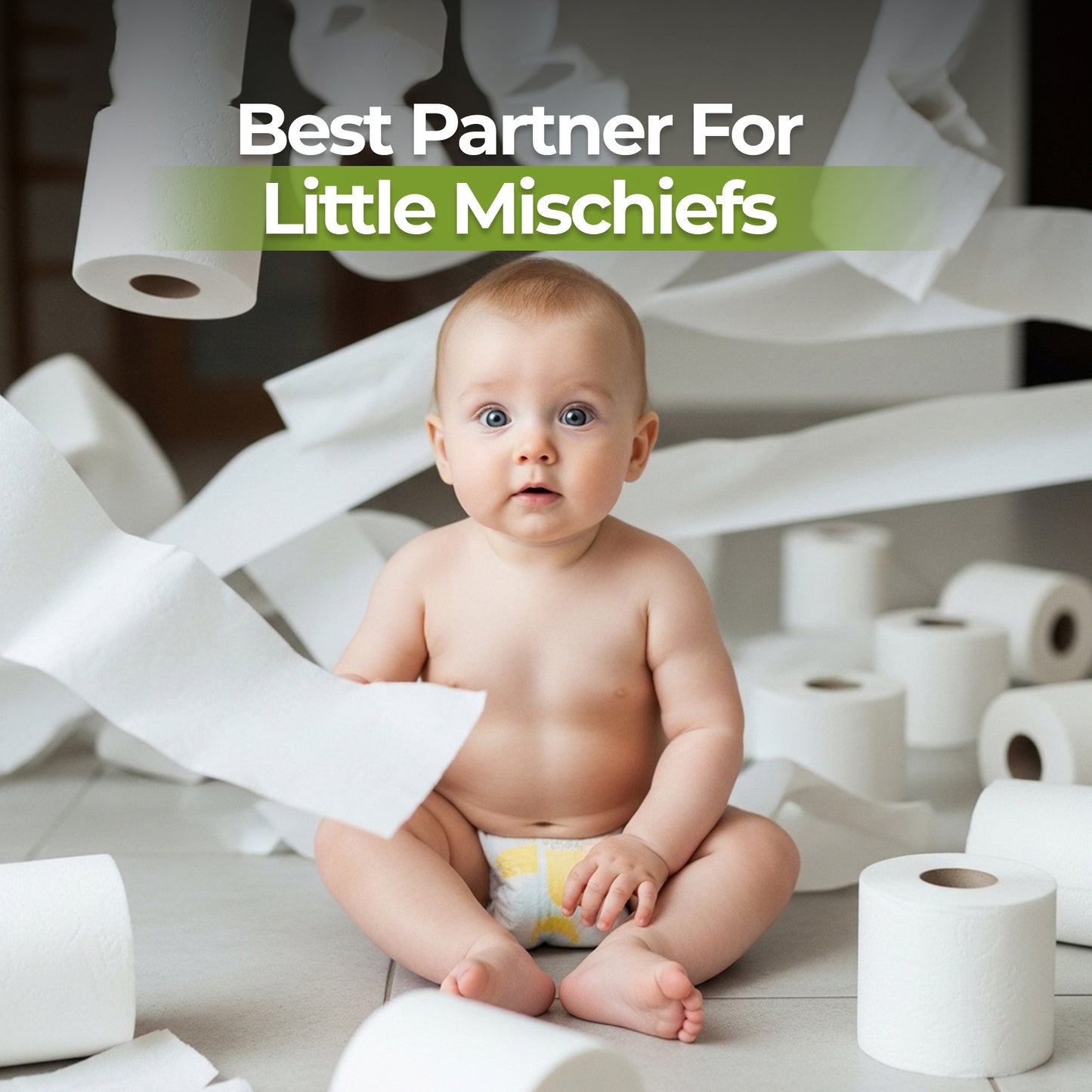 Eco-Friendly 2-Ply Toilet Paper – Compostable Bamboo Tissue Rolls