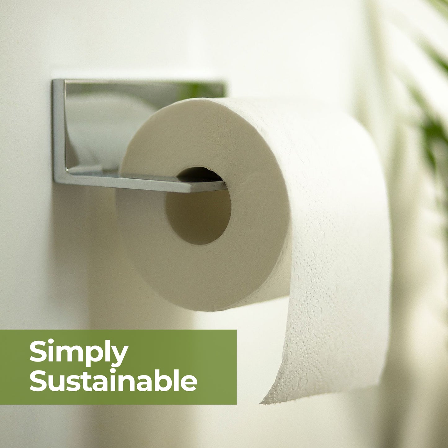 Eco-Friendly 2-Ply Toilet Paper – Compostable Bamboo Tissue Rolls
