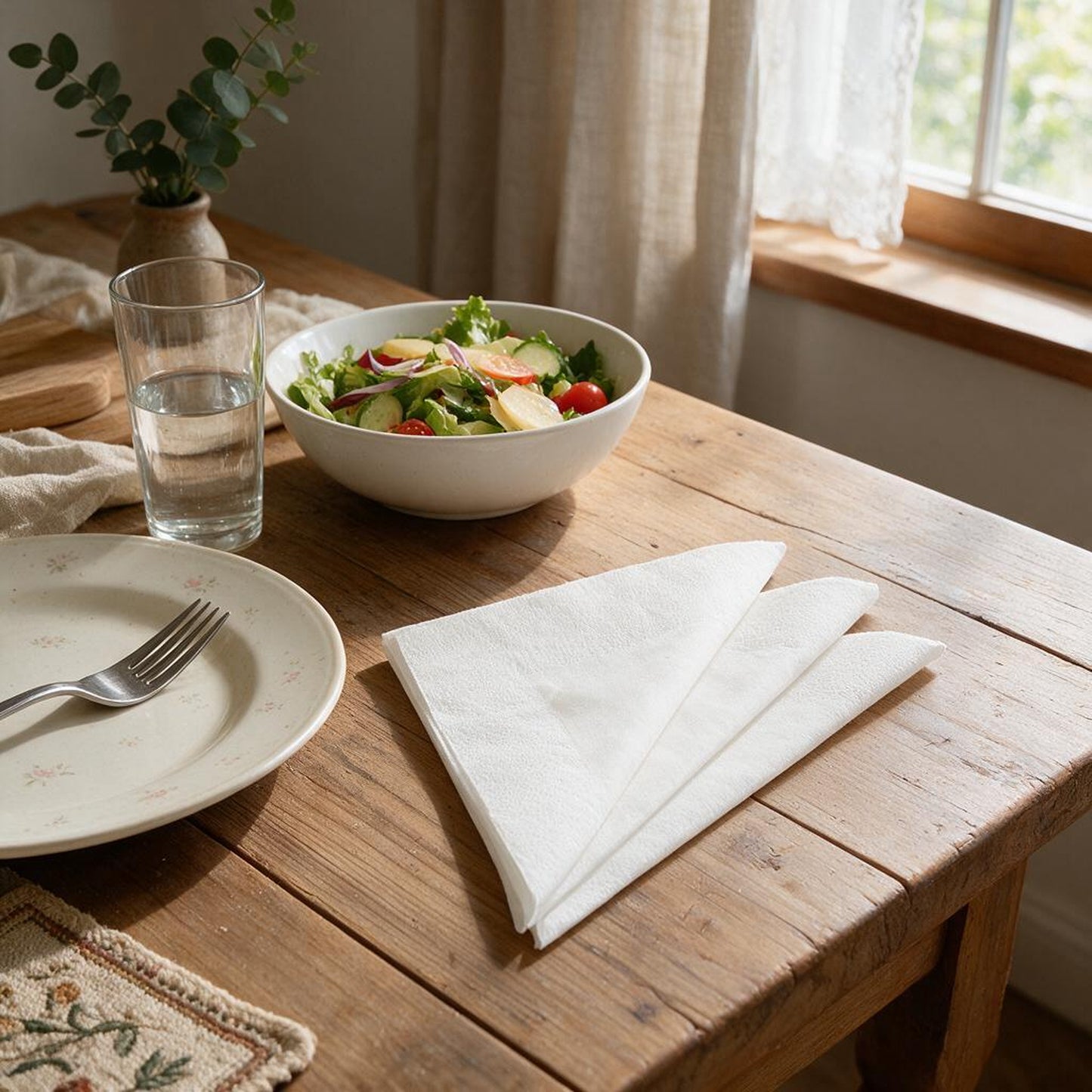 Compostable Bamboo Napkins for Eco-Friendly Events