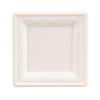 Eco-Friendly 125 PACK 6” Inch Square Bamboo Plates – Compostable & Sustainable