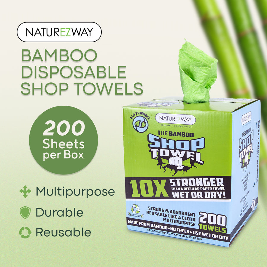Eco-Friendly 1 Box Shop Towels Ultra Absorbent – Sustainable