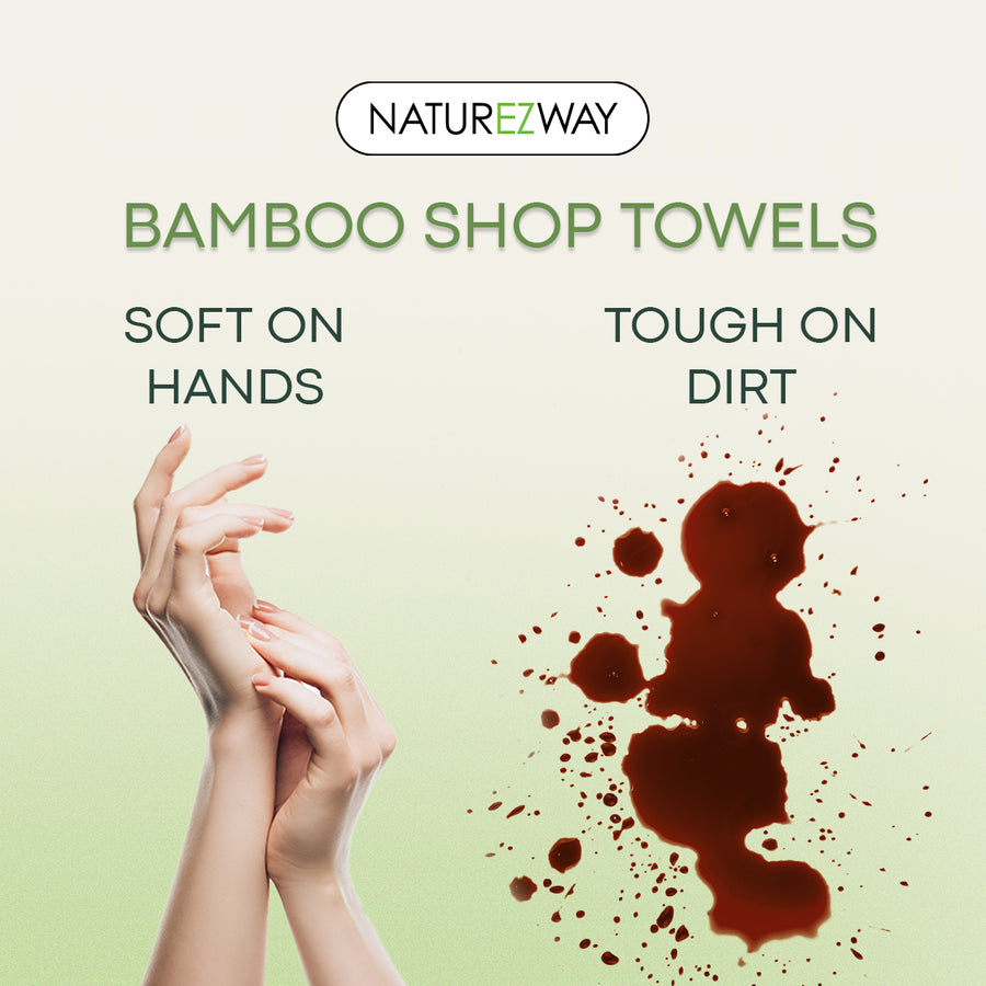 Eco-Friendly 1 Box Shop Towels Ultra Absorbent – Sustainable