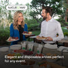 Eco-Friendly 100% Compostable Knives – 150 Pack | Eco Friendly Disposable Cutlery Set – Compostable & Sustainable
