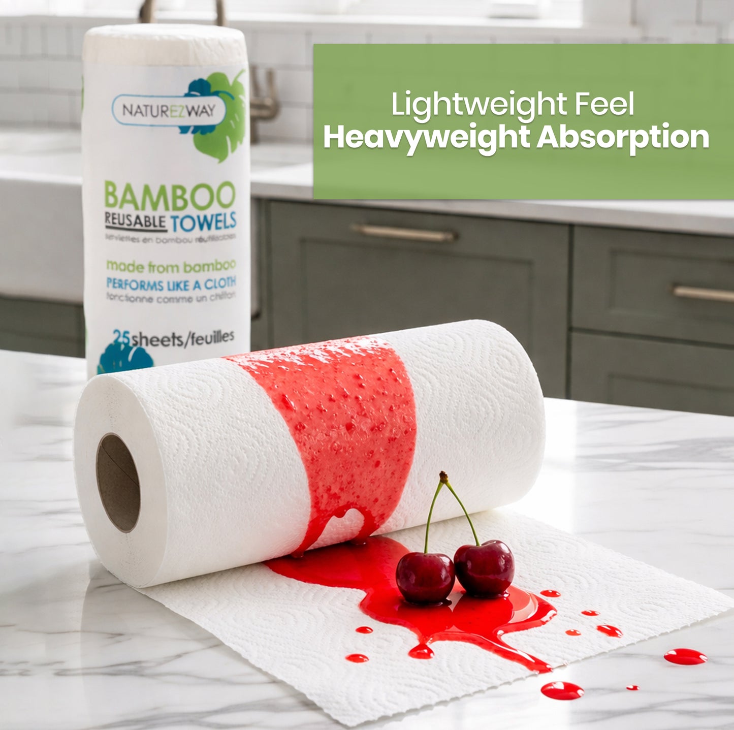 Disposable Bamboo Paper Towels – Strong, Absorbent, Eco-Friendly