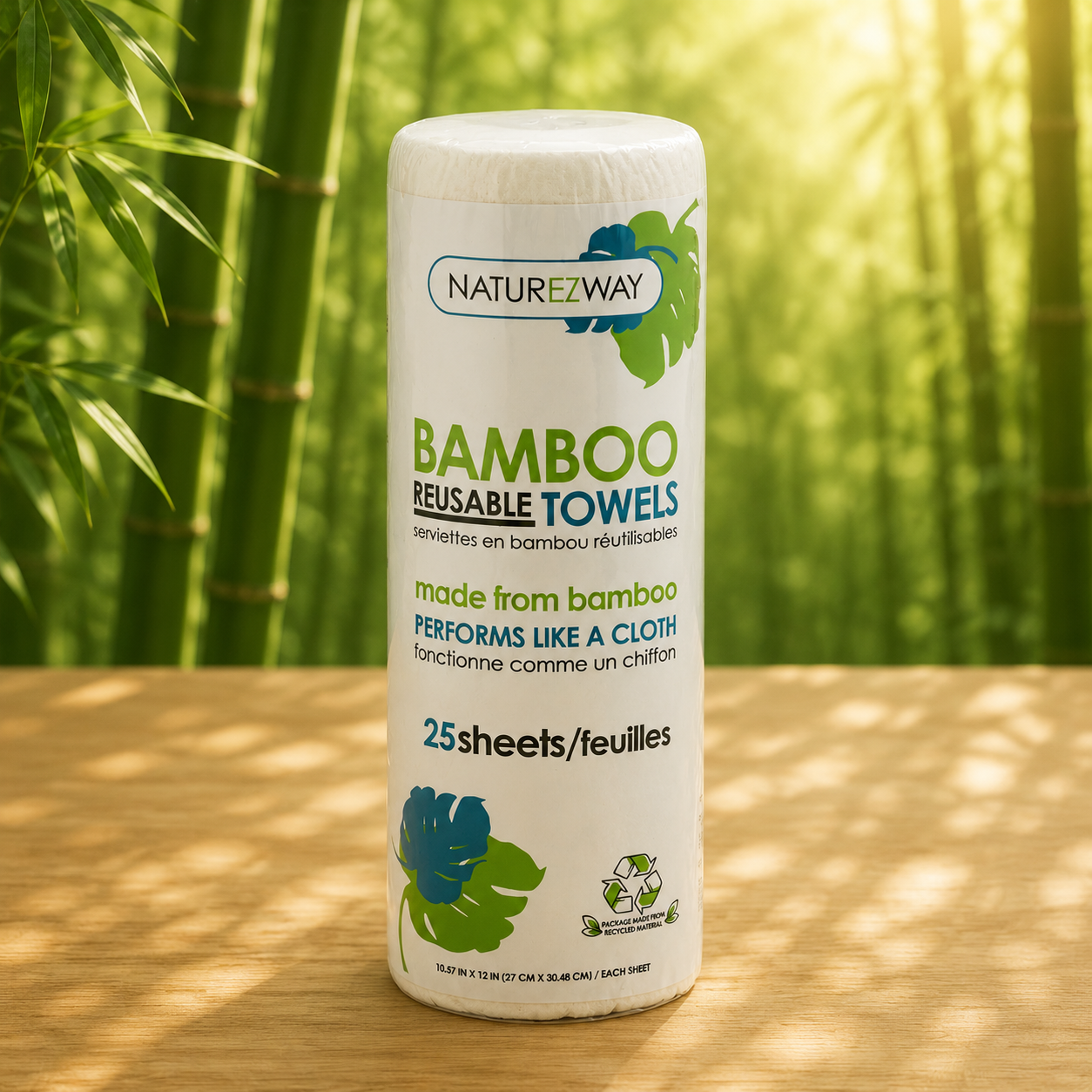 Disposable Bamboo Paper Towels – Strong, Absorbent, Eco-Friendly