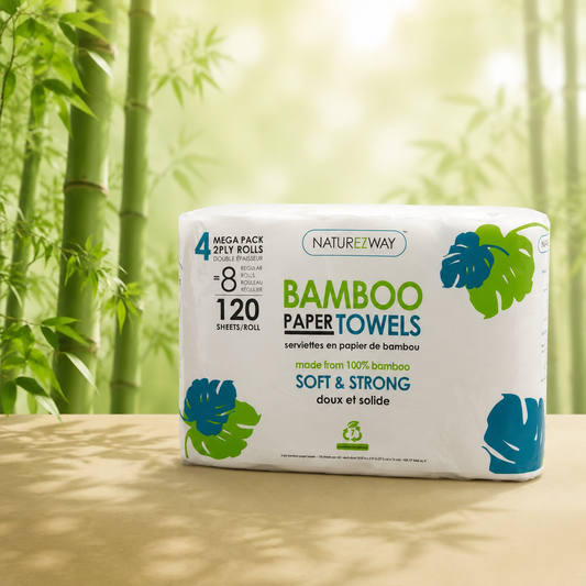 Disposable Bamboo Paper Towels – Strong, Absorbent, Eco-Friendly