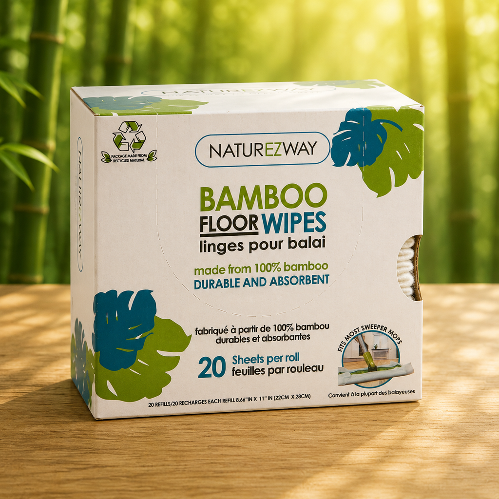 Eco-Friendly 1 Box 20 Wipes Dry Floor Wipes – Durable & Sustainable